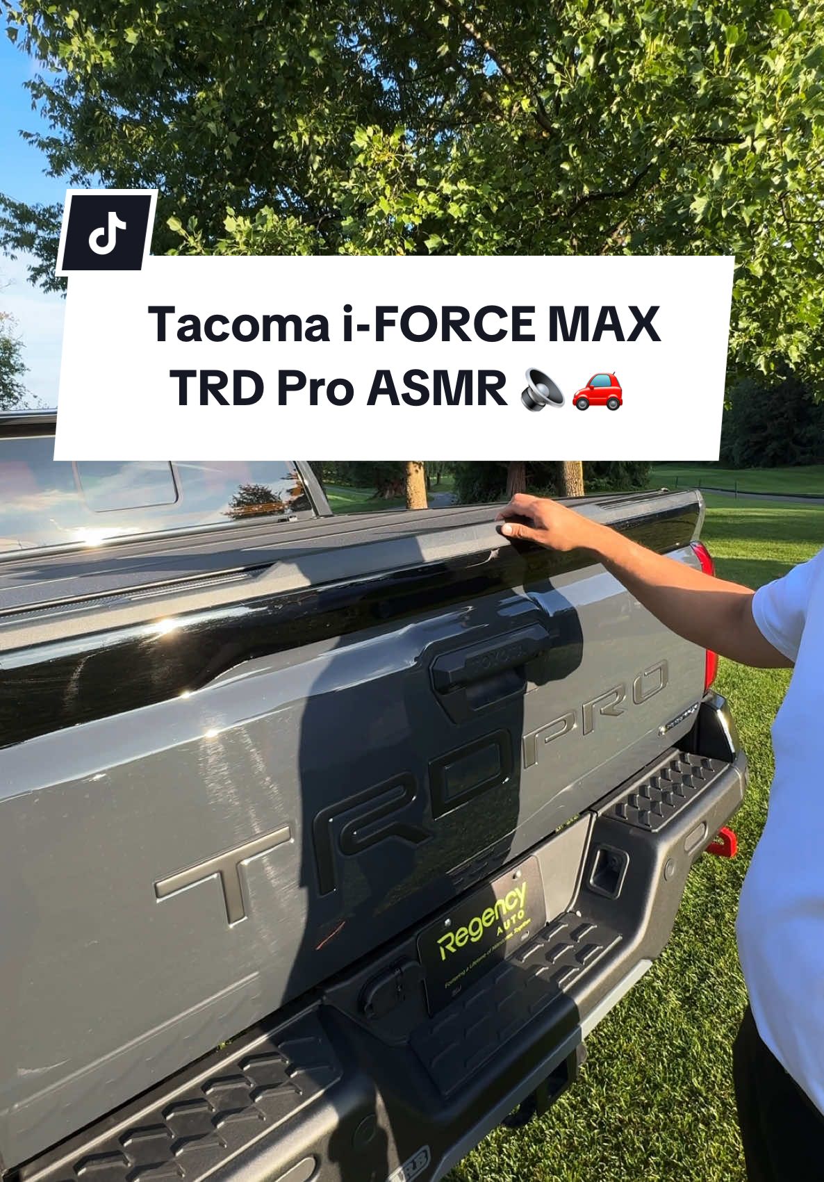 Sounds of 2024 Tacoma i-FORCE MAX TRD Pro 🔈🚗 #RegencyToyota #RegencyAuto #Toyota #ToyotaCanada #ASMR #Toyota2024 #CarASMR #tacoma #tacomaiforcemax #2024tacoma #2024tacomatrdpro #offroad #offroadlife