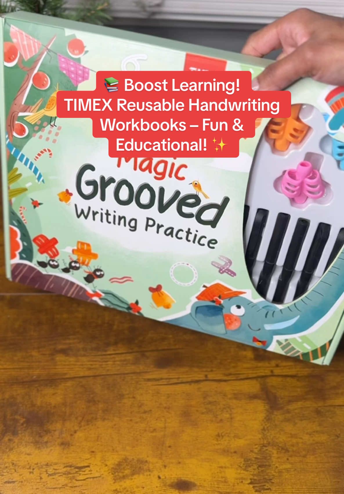 Perfect Gift for Little Learners!   TIMEX Reusable Handwriting Workbooks – 6 Books Covering Math, Words & Drawing! 🖊️   Fun & Educational! 📚  #KidsLearning #GiftIdeas #creatorsearchinsights #tiktokshopholidaydeals #learningbooks #tiktokshop 