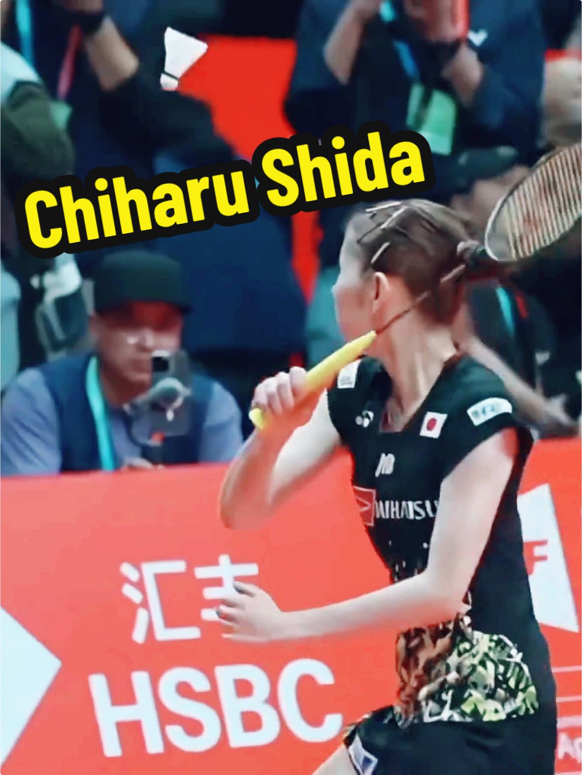 Cận cảnh cú ve huyền thoại của Chiharu Shida #xuhuong #highlight #badminton #chiharushida #backhand #yonex #japanbadmintonplayer @Shida Chiharu 