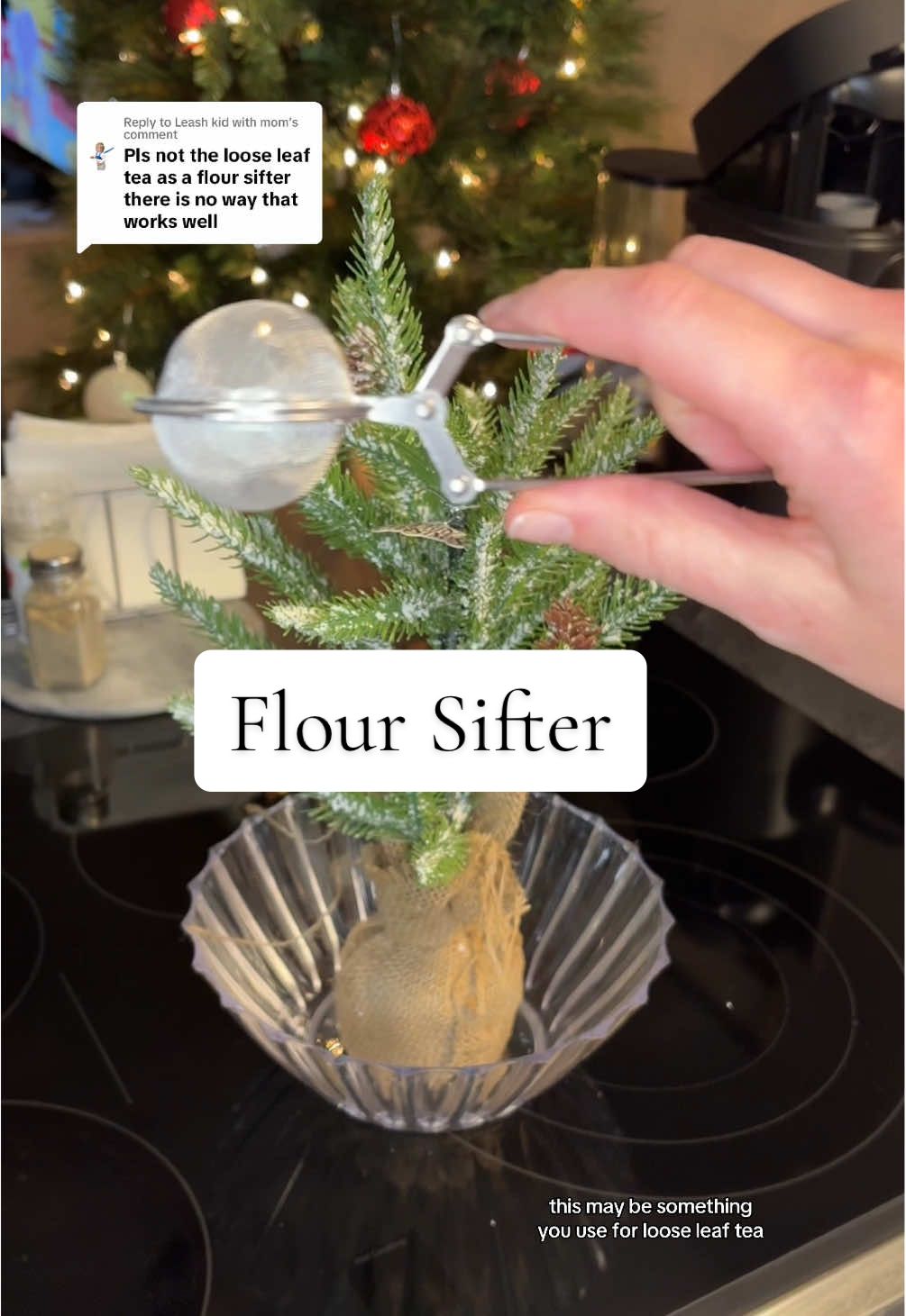 Replying to @Leash kid with mom it makes the PERFECT flour sifter! #sourdoughbread #sourdoughstarter #sourdough #bread #homemadebread #breadtok 