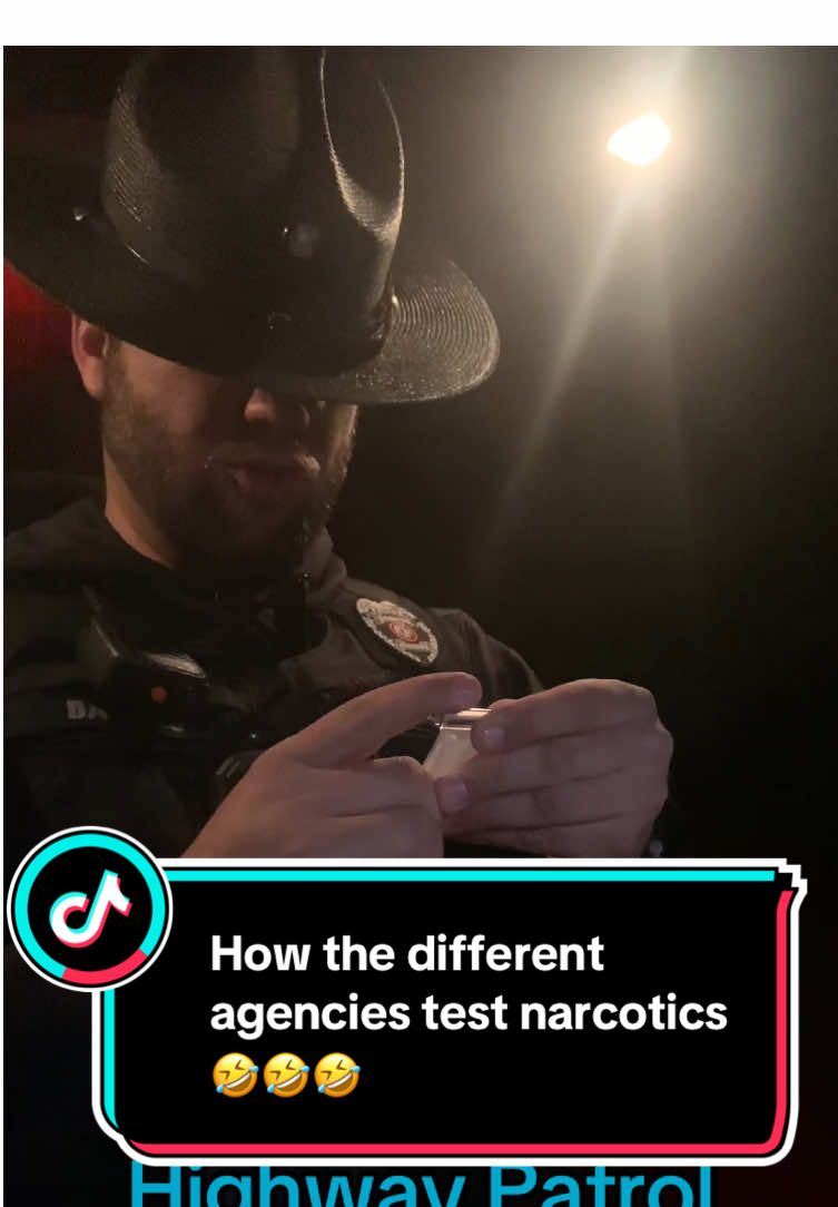 POV: How the different police agencies test thier narcotics. Accurate? 🤣 #fyp #foryoupage #fypシ #backtheblue🖤💙🇺🇸💪🏼 #humanizethebadge #pov #funnyvideo #comedyvideo 