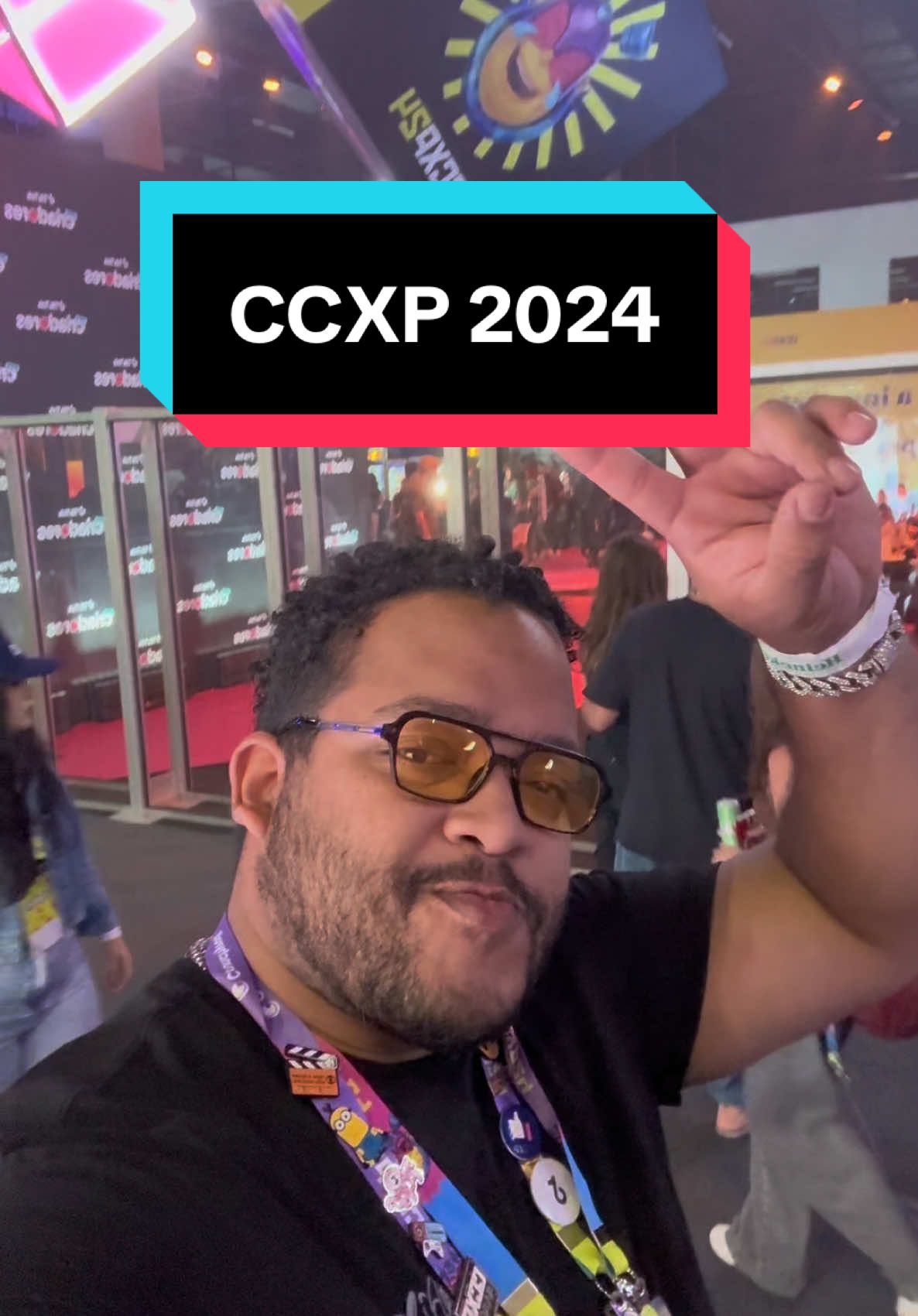 Primeiro dia de @CCXP 2024, e esse a convite do @TikTok Brasil 👏🏾 #CCXP2024 #TikTokMeFezAssistir 