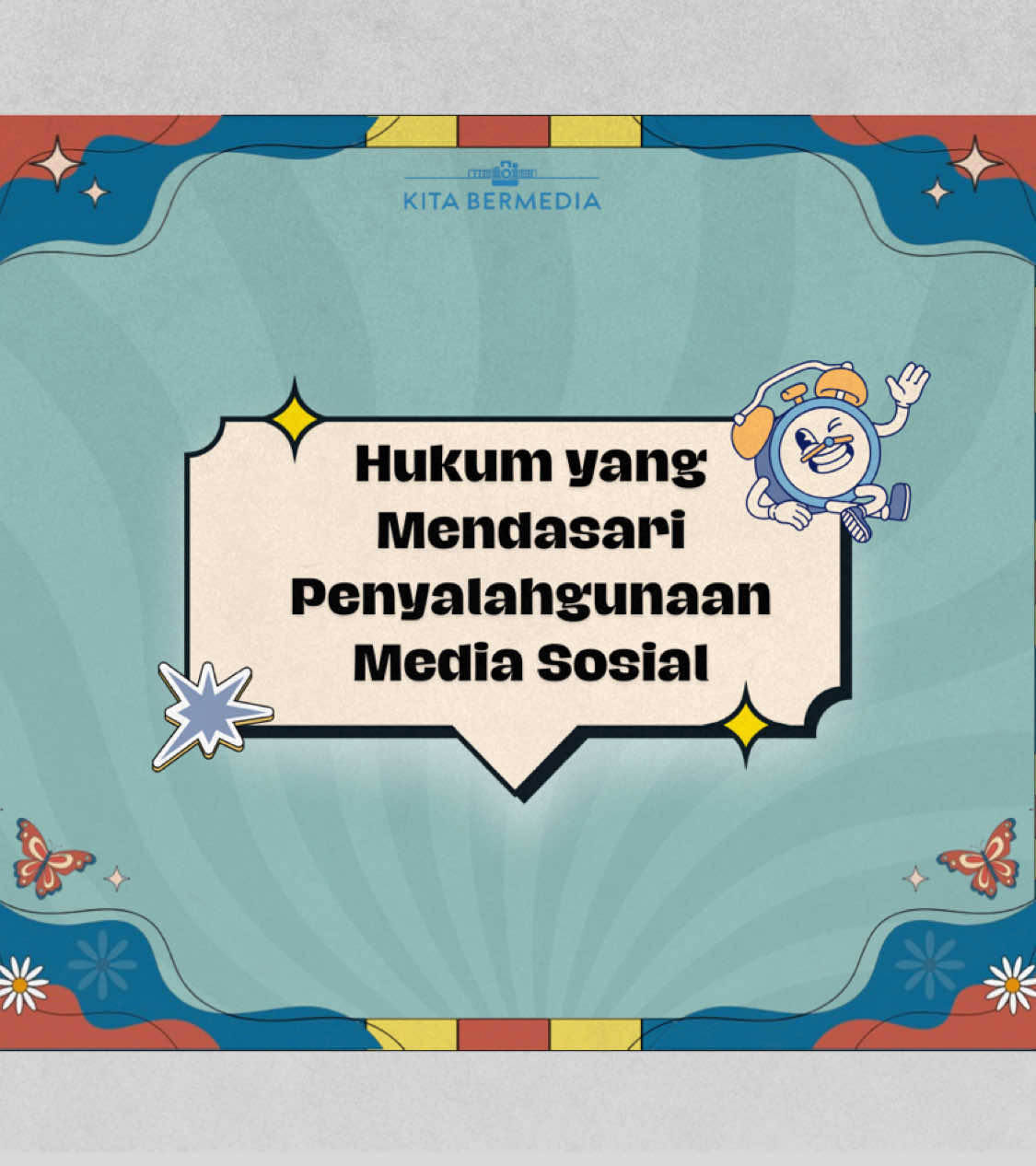 Chapter 3  Penyalahgunaan media sosial saat ini sedang sering terjadi. Banyaknya hoax, cyber bullying, cyber stalking, dan penggunaan AI sangat meresahkan sekali. 😔 Dalam penggunaannya, seharusnya kita sudah paham bagaimana dampak buruk yang kita dapatkan ketika memakai media sosial dengan sembarangan. Dampak buruk tersebut salah satunya yaitu terjeratnya dengan hukum UU ITE. Tapi apasih hukum UU ITE itu? 🤔 💭 Hukum UU ITE adalah Undang Undang Informasi dan Transaksi Elektronik yang mengatur penggunaan teknologi informasi dan transaksi elektronik di Indonesia. Hal ini mencakup seperti ; - Hak dan kewajiban yang harus pengguna media sosial taati - ⁠Adanya perlindungan terhadap data pribadi, sehingga tidak terjadi doxing 💭 Kemudian UU ITE ini terdapat pada pasal 27 hingga pasal 33, yang meliputi ; - Menyebarluaskan, mengirim, atau membuat informasi elektronik dan/atau dokumen elektronik dengan materi yang melanggar norma-norma moral yang dapat diakses. - ⁠Memiliki materi penghinaan dan/atau pencemaran nama baik yang dapat diakses. - ⁠Menyebarkan informasi dengan sengaja dan tanpa hak untuk menimbulkan rasa kebencian atau permusuhan terhadap individu atau kelompok masyarakat tertentu berdasarkan SARA. Nah, karena kita sudah tau gimana dampak terburuknya kalau kita memakai media sosial dengan sembarangan. Yuk sekarang kita lebih hati-hati dalam menulis, mengunggah, dan memilih konten untuk dibagikan. Jangan sampai kita menyesal di kemudian hari 💖 Sources:  - https://youtu.be/fdrj0vkYuxQ?si=52__Xldb9YCOanuS - https://youtu.be/M5nbKx8PRkg?si=zt4hqwFP-8aC3b8q - https://youtu.be/ZOM3Va0L0Mw?si=694g90aiKnzodhwJ