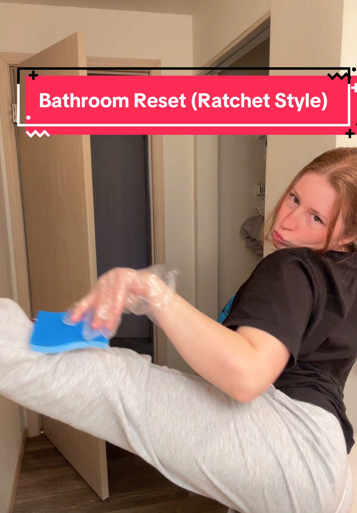How we get down and dirty in this house. Love a good cleaning session when the baby is napping 😍 #MomsofTikTok #funnyvideo #CleanTok #momtok #momhumor #clean #dance #sahm #mom #momlife 