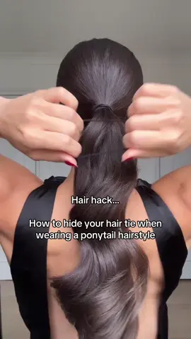 @Anisa Sojka is our forever hair muse ✨ who’s trying this pony hack?! #hair #healthyhair #hairstyle #ponytail #hairhack #fyp #fypage 
