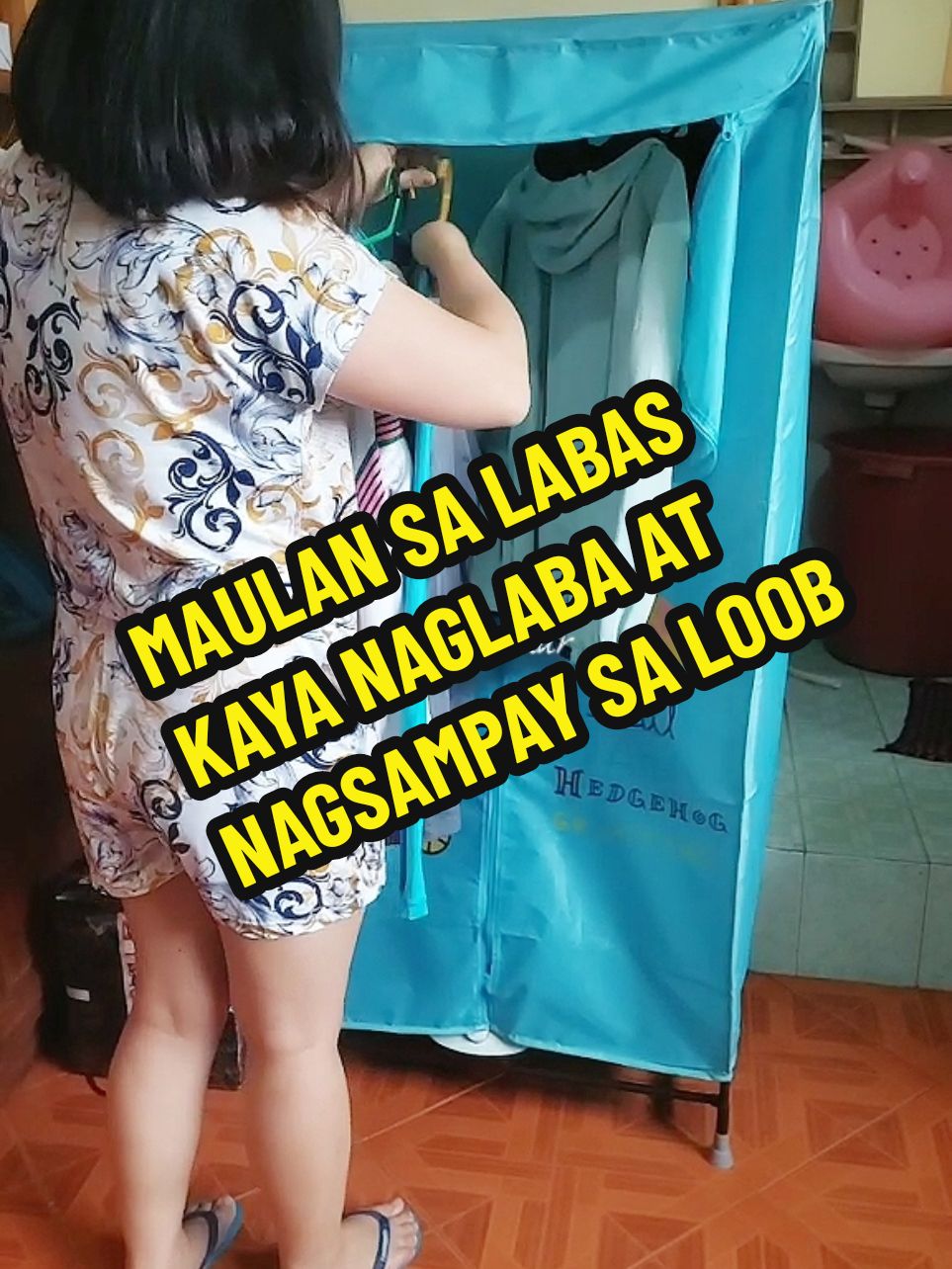 💦Sobrang makakatipid kau sa pagpapalaundry kapag meron kau nitong large capacity na portable clothers dryer! 💦💧 #portableclothesdryer #clothesdryer #electricclothesdryer #dryerclothes #portabledryer 