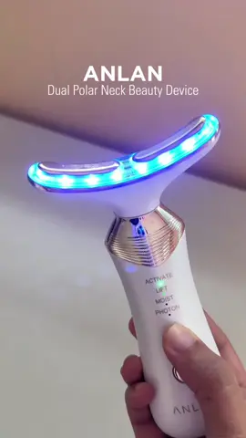 it’s like getting a facial everyday 😌 To get this, check ANLAN Official Store on Shopee 🧡 #anlan #anlan_ph  #AnlanNeckDevice #LightChasingBipolarNeckContouringDevice