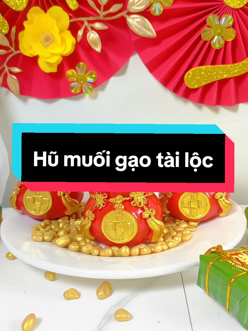Combo 3 hũ muối gạo tài lộc #humuoigaotailoc #humuoigaothantai #hugaotailoc #review 