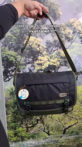 EIGER DERAIL 2.0 TABLET SHOULDER BAG, READY DI TOKO EIGER JL DR MANSYUR MEDAN #eigeroriginal #eiger 