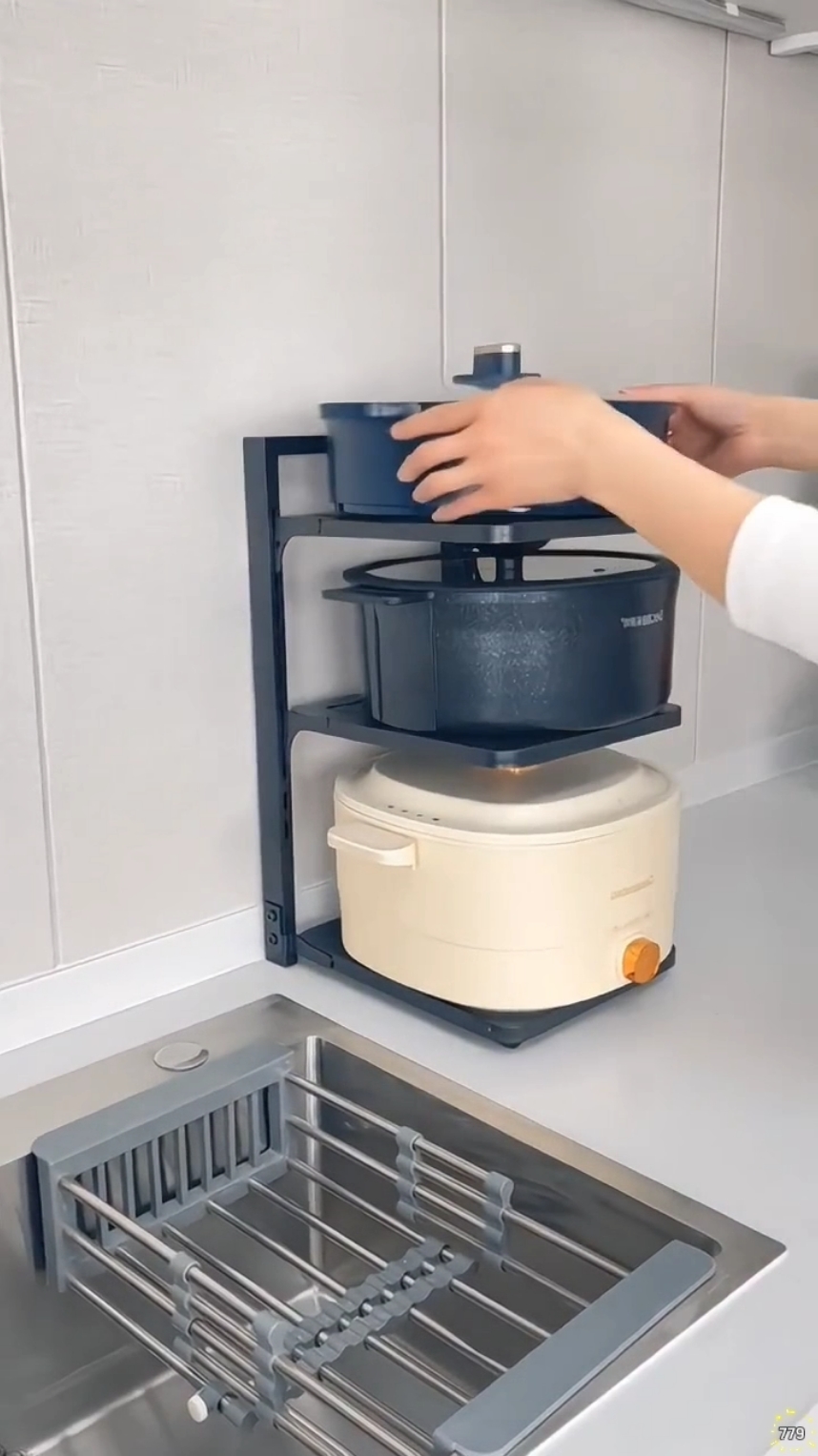 Lưu trữ xoong nồi 1 cách dễ dàng #reviewdogiadung #dodungtienich #giadungtienich #giadungthongminh #giadungtienich779 