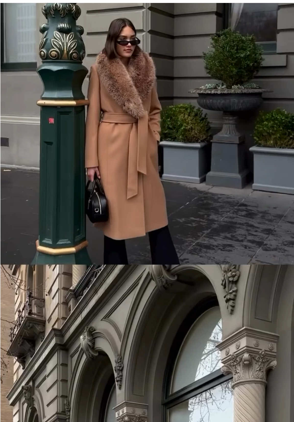 Colour of The Season Complete your cold weather outfits with the Monica Faux Fur Collar Wrap Coat, featuring a faux fur trim for sophisticated flair. #forevernewstyle #winteressentials #winterlooks #winterstyle #styleinspo #fallinspo #whatiwore #fashioninspo #OOTD #trending