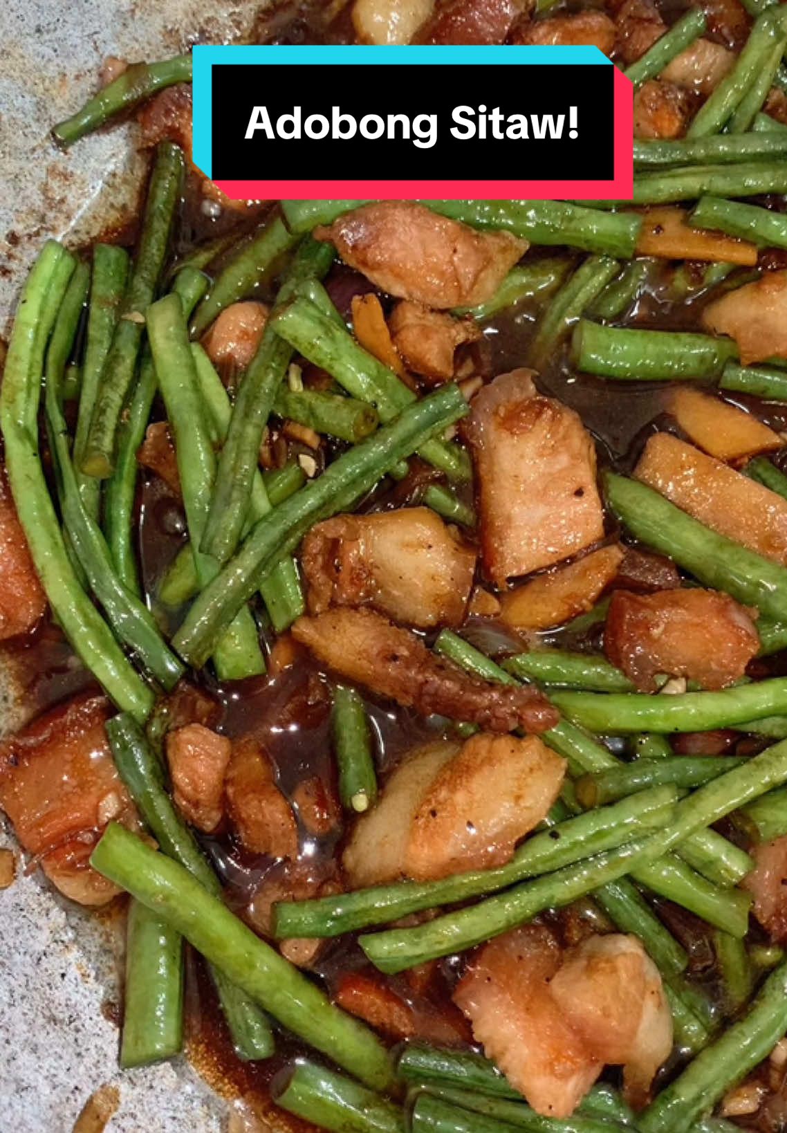 Adobong Sitaw na Nagmamantika! 🤤 #lutongpinoy #foodtiktok #EasyRecipe #adobongsitaw 