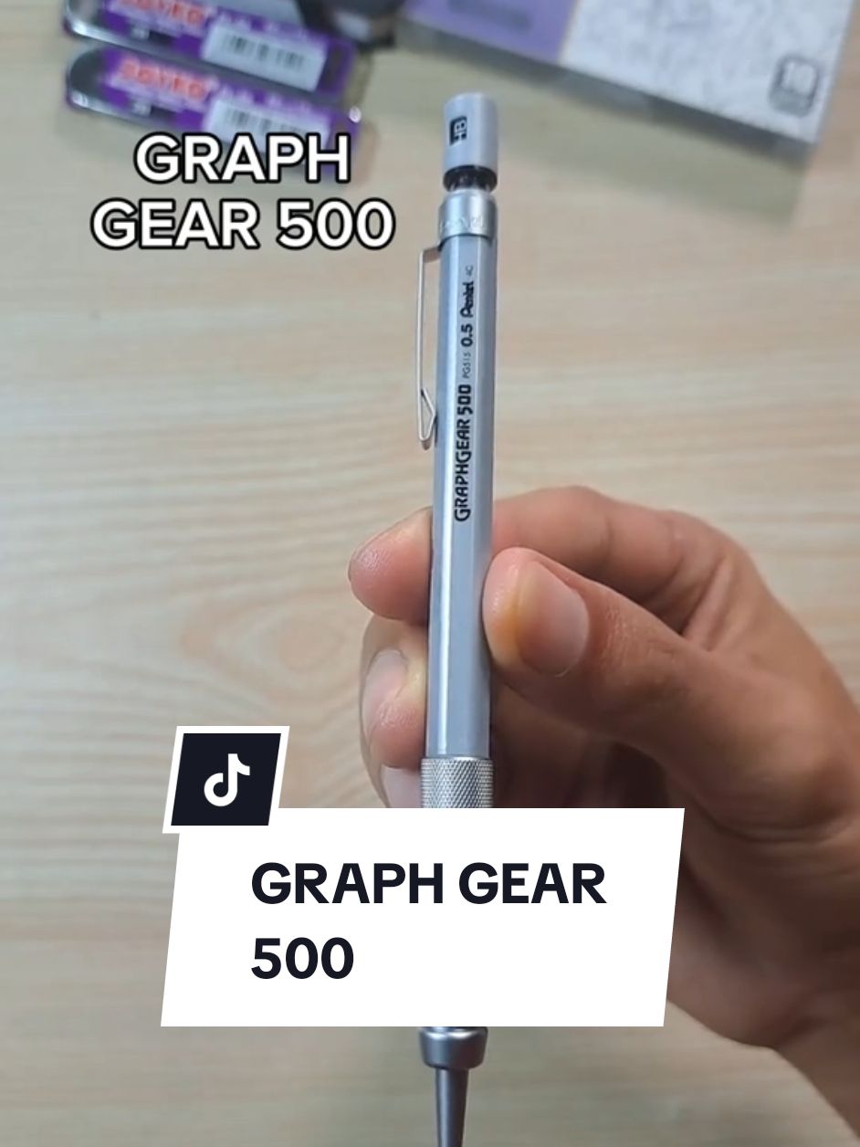 apakah kamu suka pentel graph gear 500 ini, kamu bisa mendapatkanya dikeranjang vidio #pencil #graphgear #graphgear500 