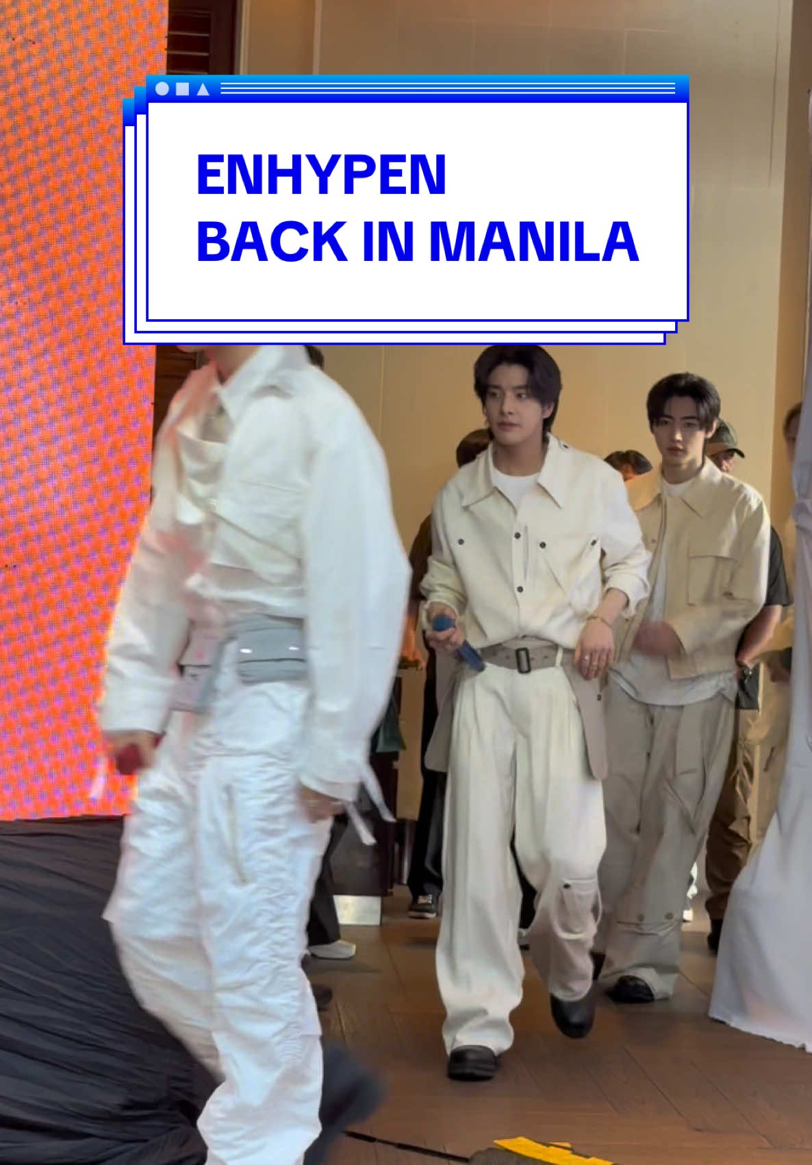 Enhypen is back in Manila for #Des7inedDunkinFunMeet happening tonight! But before then, they accomodated questions from the press about what to look forward to later. #PEPNews #NewsPH #EntertainmentNewsPH #EnhypenPhilippines Video: Rachelle Siazon