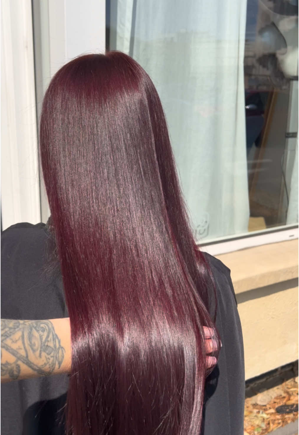 CHERRY 🍒❤️ #cherryhair #cherrybrown #cherrycola #redhair #wellacolor #cherryhaircolor #coiffeurclermontferrand 