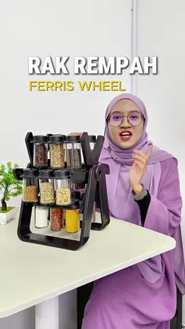 Bekas Rempah Ratus Ferris Wheel 🎡🎡 dulu mahal sekarang dah murah guyss!!🙀🤩 cepat grab di bag kuning🛍️🛍️ ok!!✨✨ #bekas #rakrempah #spices #spicerack #foryourpage #fyppppppppppppppppppppppp #fypdong #tiktok #tiktokviral #tiktokmalaysia #tiktoknews #tiktokshop #sale #gdeal #gdealmy 