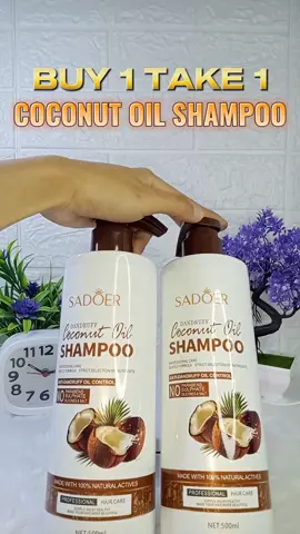 【BUY 1 TAKE 1】Coconut Oil Shampoo Anti-Dandruff Repair Damage Hair Dry Hair Care Control Oil Shampoo 500ml Haircare  #coconutoilshampoo  #COCONUTOILSHAMPOO  #ANTIDUNDRUFFSHAMPOO  #antidundruffshampoo  #CoconutOilShampoo 