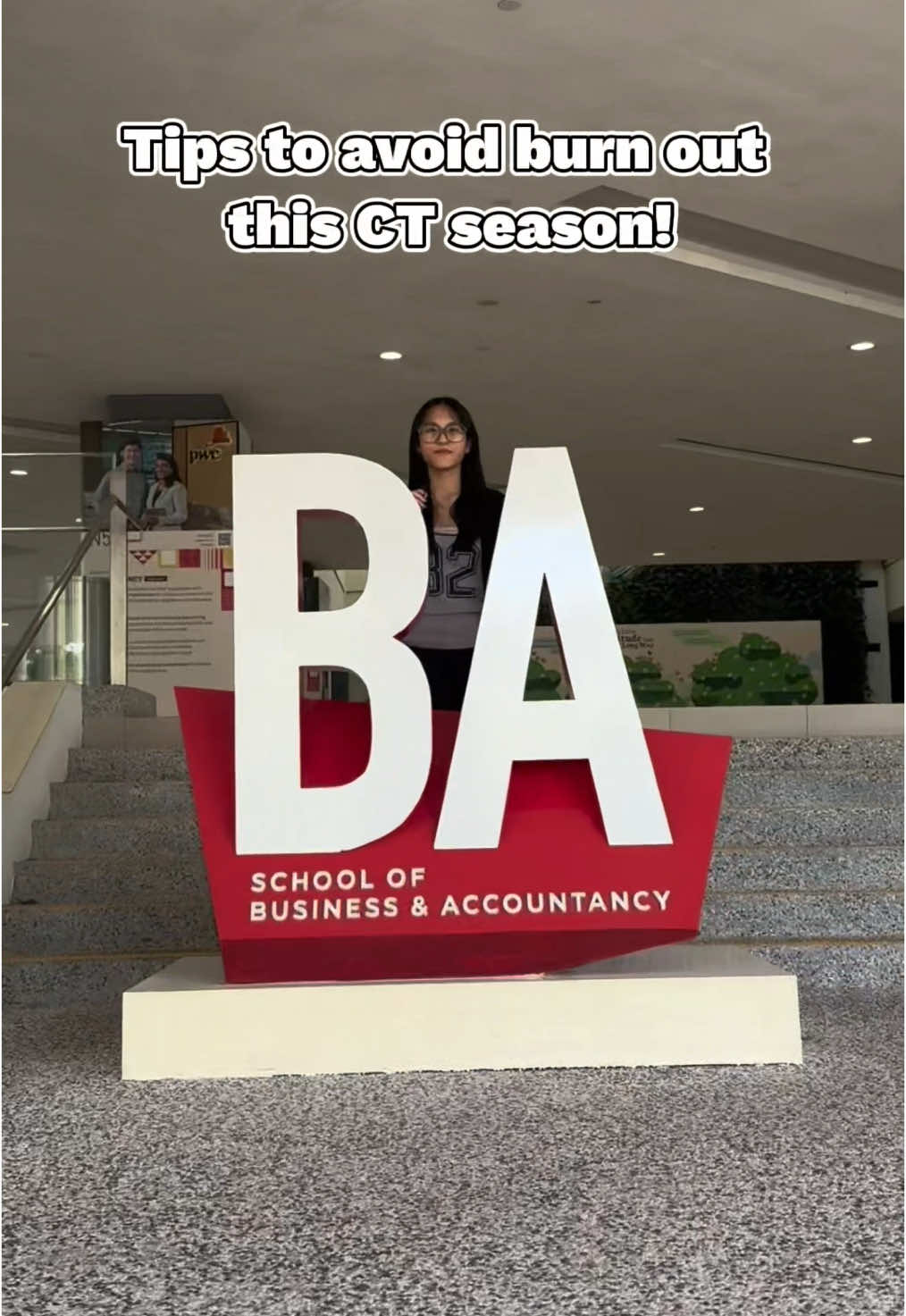 Feeling the stress with CT week coming? With the help of these tips, remember to take breaks and avoid burnouts! 😌🔥 #npbaofficial #npba #yourfirstbusinesschoice #ngeeannpoly #mykindofxtra #bepartofxtra 