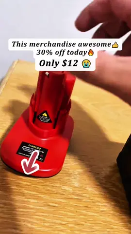 Need a battery converter adapter? This adapter converts M18 batteries to the M12 so you can use any battery you might have laying around!  #milwaukeetools #batteryadapter #tiktokshop #tools #toolreview 