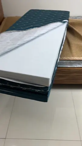 Nệm bông ép gấp 3 trần phi lụa chữ H