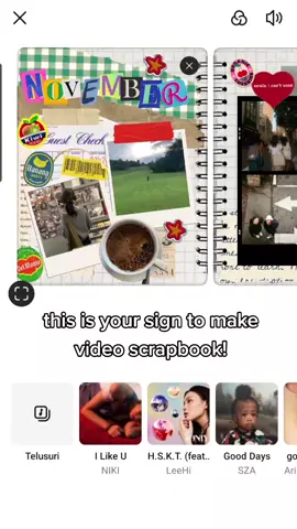 this song is 😍😍 it's been a while since i posted a tutorial here, so here you go! do u miss me? 👀 #scrapbook #designtutorial #tutorial #november #novemberdump 