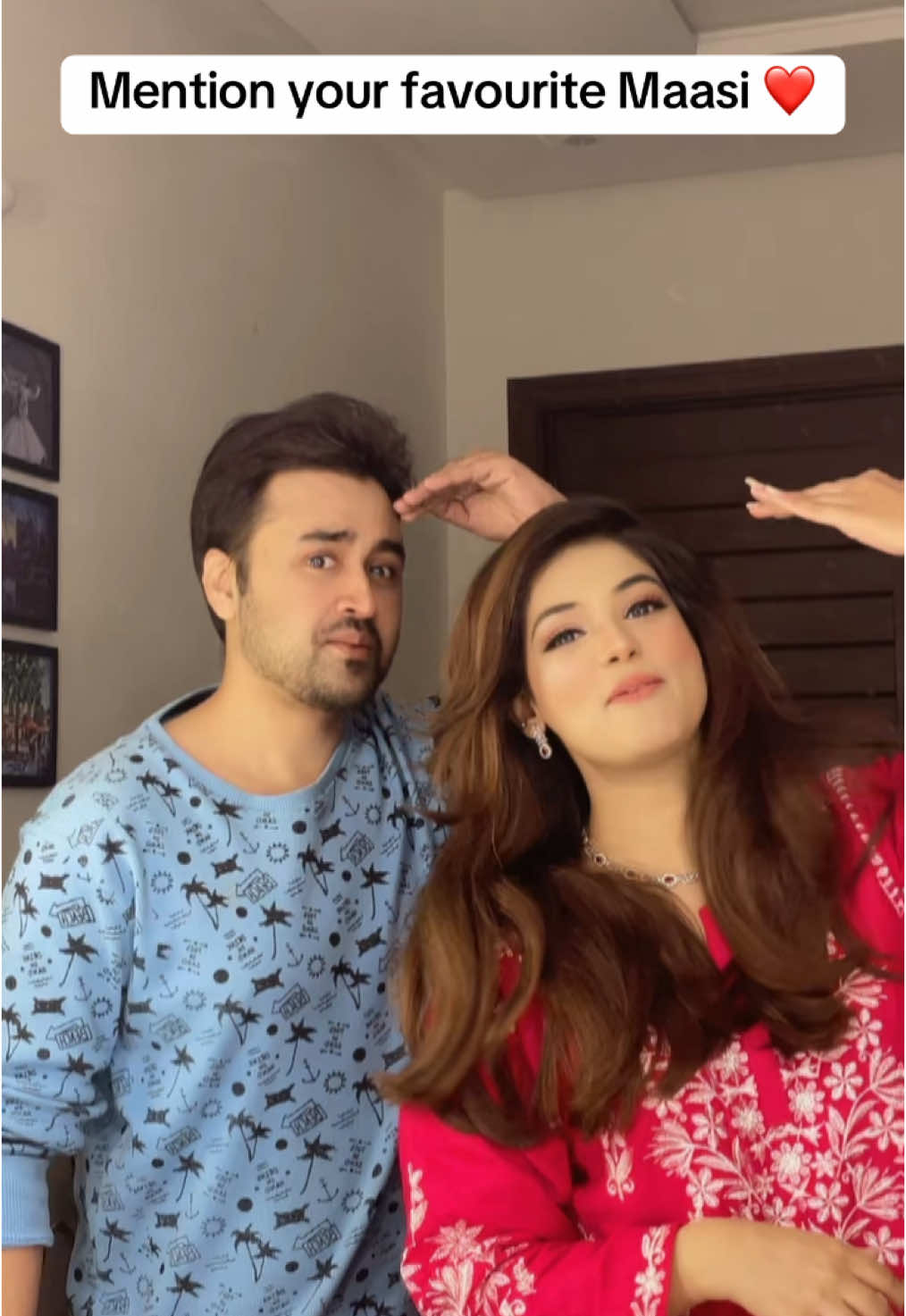 Meri Maasi 💕 #husbandwifegoals #couplegoals #cutecouple #funnycouple 