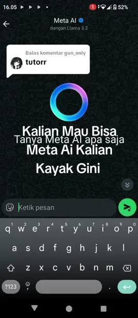 Membalas @gun_only Itu Tutorial nya Done Ya #fyp #toturialmetaai #Fypppp 