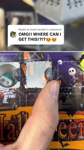 Replying to @mark tender   50% off for today🎁 #nightmarebeforechristmas #TimBurton #jackskellington #jackandsally #lockshockandbarrel #oogieboogie #adventcalendar #christmas 