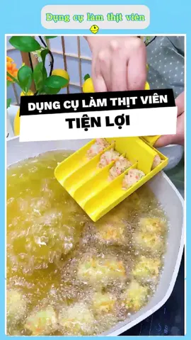 Dụng cụ chiên thịt viên đa năng tiện lợi, giúp bạn dễ dàng hơn trong việc làm bếp. #dungculamthitvien #duyne0710 #makemebuyit #giadungtienich #giadungthongminh #xuhuong 
