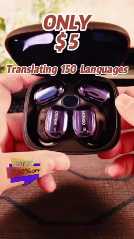 Highly recommend these miniso translation earbuds They work great for real time translation for nearly 150 different languages, Music, Audio books, and phone calls!  #earbuds #earbudswireless #headphones #bestphoneaccessories #overearheadphones #wirelessearbuds #headphonesbluetooth #MINISO #giftforhim #giftforher  #giftunder50 #giftunder20 #MINISOMS162 #MS162 #giftguide #ttsdelight #tiktokshopblackfriday #tiktokshopcybermonday #tiktokshopholidayhaul