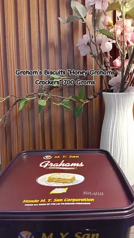 M.Y. San Grahams Crackers 700g suliT na mura pa guyss!! perfect for business for mango Graham gets yours na mema..#FYT #FYT #affiliatemarketing #grahambar #mangograhamicecream 