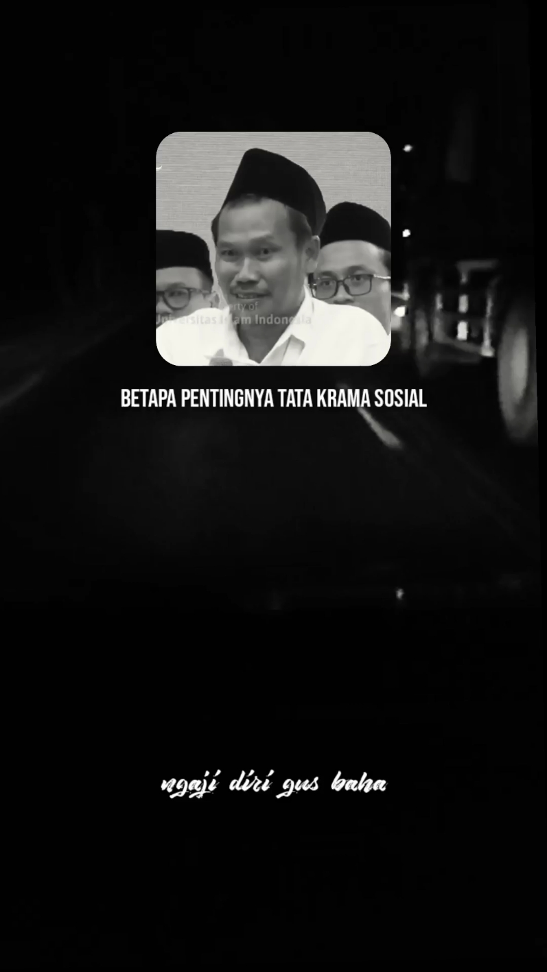 dalam bertata krama sosial, tidak memandang status seseorang🙏 #gusbaha