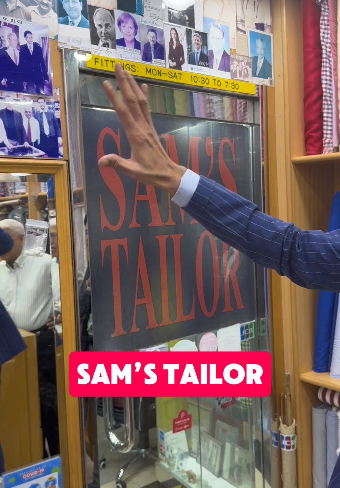 Sam’s tailor is an institution serving Royalty, Presidents & A List celebrities 🇭🇰💫 #RacedayinHK 
