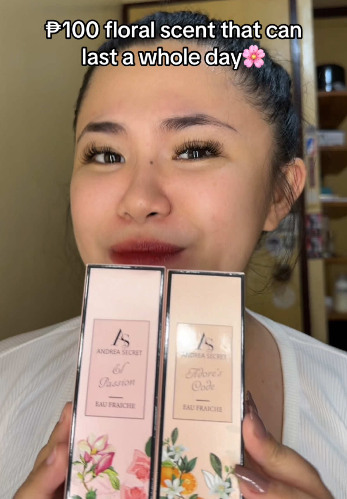 Christmas exchange gift worth ₱100 🌸 eto na ang perpek para sayo mga sis! SUPER BANGO AT LONG LASTING. ##fyp##angelatolentino##tiktokfinds##andreasecretperfume##confidentbloomsbyandreasecret##elpassion##adorecode
