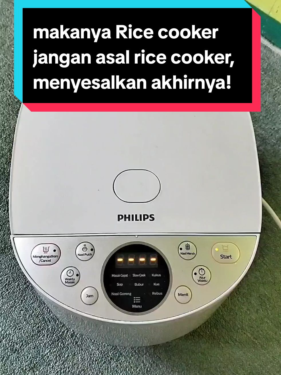 rice cooker Philips #ricecooker #ricecookerphilips  #cuantanpabatas #belilokal #megaguncang1212 
