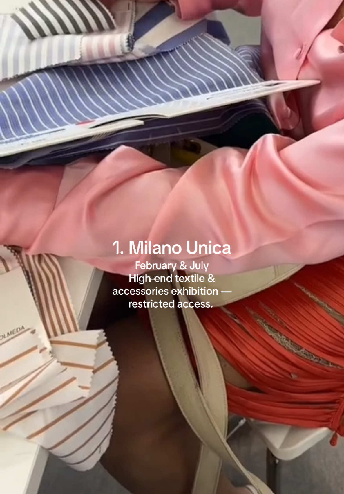 Nothing like italian taste and craftsmanship 🤌 part 3? #fyp #fashiontiktok #fashionbusiness #fashionexhibition #milanounica #premierevision 