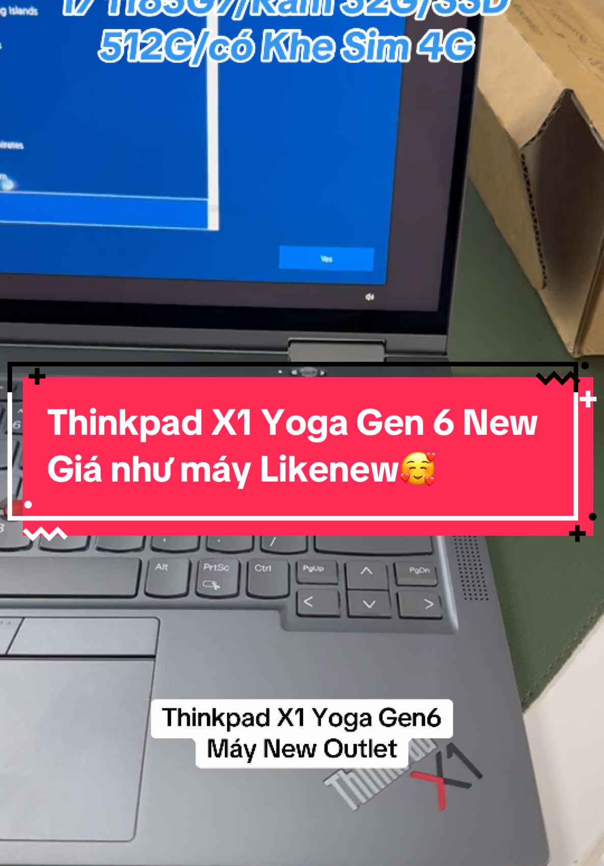 Siêu phẩm ThinkPad X1 Yoga Gen 6 Laptop doanh nhân giá HSSV mà cấu hình lại siêu khủng nữa ạ 🥰🥰 #thinkpadx1 #lenovothinkpad #x1carbon #thinkpadx1yoga #thinkpadx1yogagen6 #ttcenter 