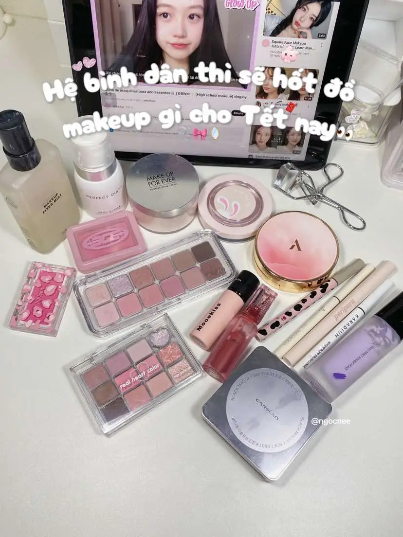 những món makeup chi?👀🐰🫧 #vairal #makeup #xhtiktok #goctrangdiem #reviewmypham #trending #tips 