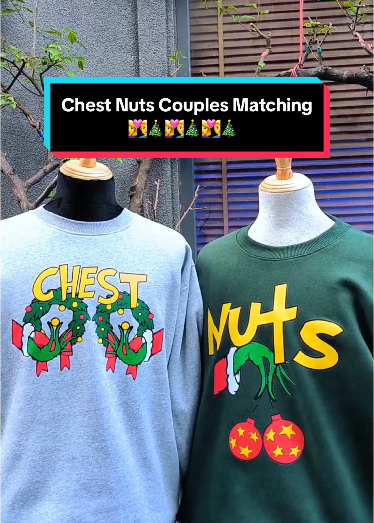 Chest Nuts Couples Matching Shirt Christmas 👩‍❤️‍👨🎁🎄❤️💯#fyp #couple #matchingoutfits #christmas #christmas2024 #uglysweaters #uglysweaters #merrychristmas #christmascouple #=*viral #ihaveeverythingforchristmas#itsmeeveryth ing #coupleshirt #couplesweatshirt #couplesweater #grinch #chest #couple 