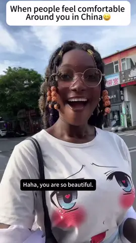pov: people are randomly being nice to you #blackgirlinchina #fyp #viral #babyqueen 
