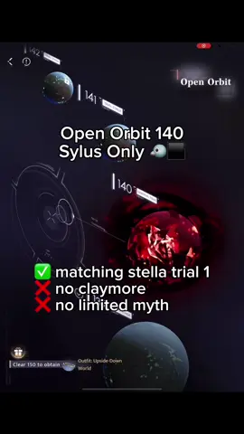 open orbit 140 with sylus only. still refusing to use claymore and AS companion 💆🏻‍♀️ #loveanddeepspace #loveanddeepspacesylus #loveanddeepspacegameplay #sylus  