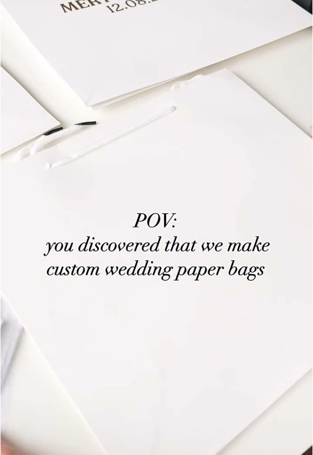 If you’re looking for wedding paper bags, then this is your sign ✨ In case you missed it, yes— we make custom paper bags! 😍 We have two sizes that you can choose from ✨ Standard design starts at Php 100 each and we can accommodate back-to-back design :) Available in white, black, and brown (kraft) colors 🛍️ Just send us a DM to know more 🫶 #weddinggiftideas #weddingideas #weddingsouvenirsph #weddingsupplierph #weddingtiktok #supplierph #giftideas #giftideasph 