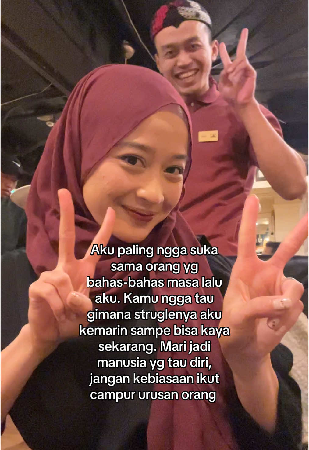 Jadi manusia harus tau diri 