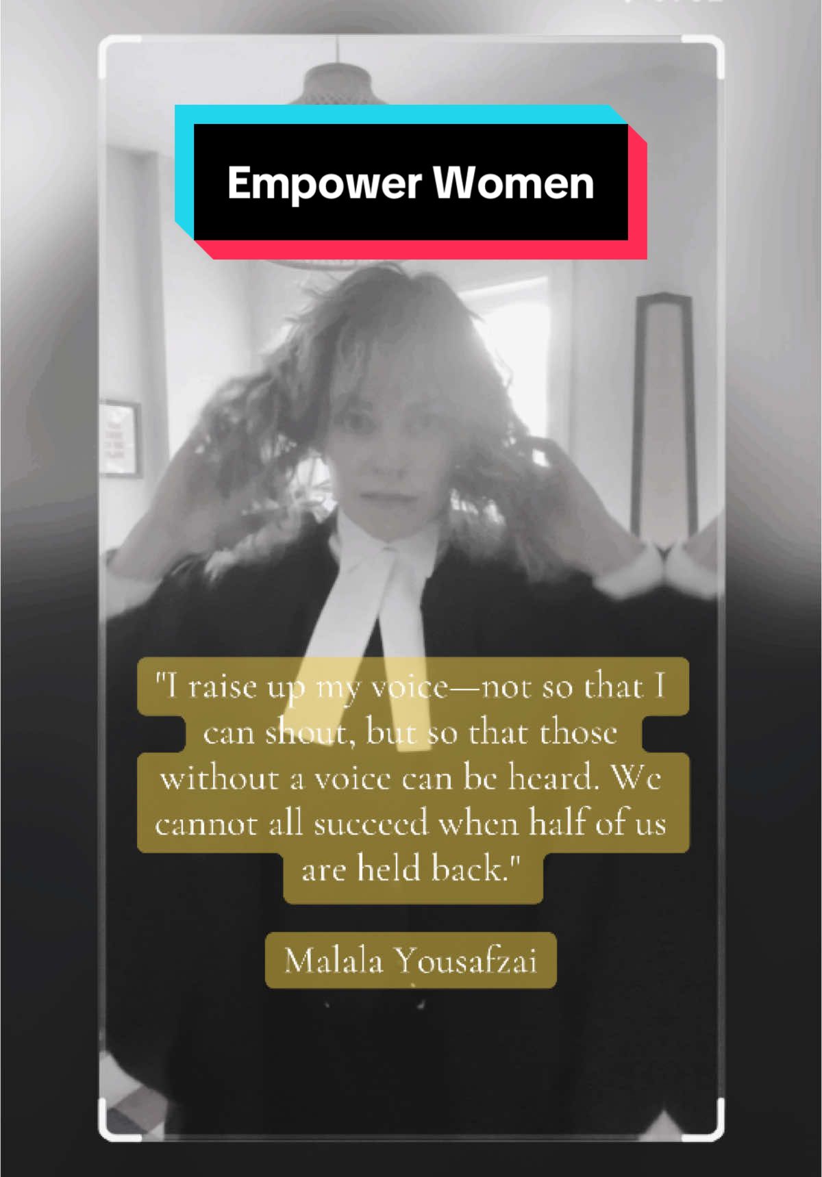 Empowerment starts with speaking up, not just for ourselves but for those who can't. Every voice matters, and every action counts. Let’s raise each other up and create a world where success is shared equally. 💬✨ What’s one cause you’ll stand for today? Drop it below and let’s inspire change together. ❤️ #EmpoweredWomenEmpowerWomen #WomenEmpowerment #SpeakUp #EqualityForAll #StrongWomen #MalalaYousafzai #Inspiration #EmpowermentQuotes #WomenSupportingWomen #SheInspires #ChangeMakers #RaiseYourVoice #FeministVoices #JusticeForAll #StandForWhatMatters #EmpathyInAction #creatorsearchinsights 