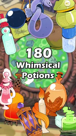 Whimsical and wacky potions! #1985games #podcast #dnd #dnd5e #obojima #dungeonsanddragons #ttrpg #dnd4e #studioghibli #legendofzelda #anime #ghibli #zelda #avatarthelastairbender #avatar #airbender #characterdesign #characterart #dndcharacter #cartoon #comicart #illustration #fantasyart #fantasycreature
