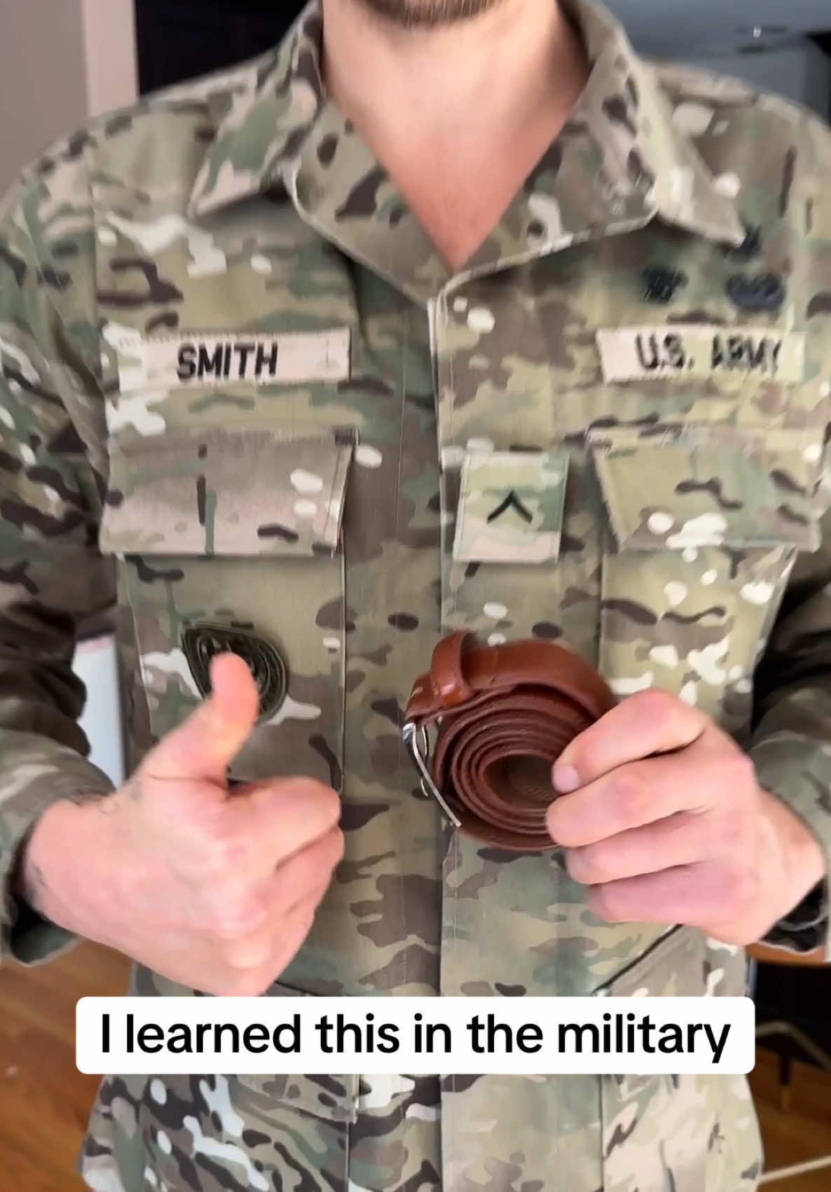 I learned this in the military 🫡