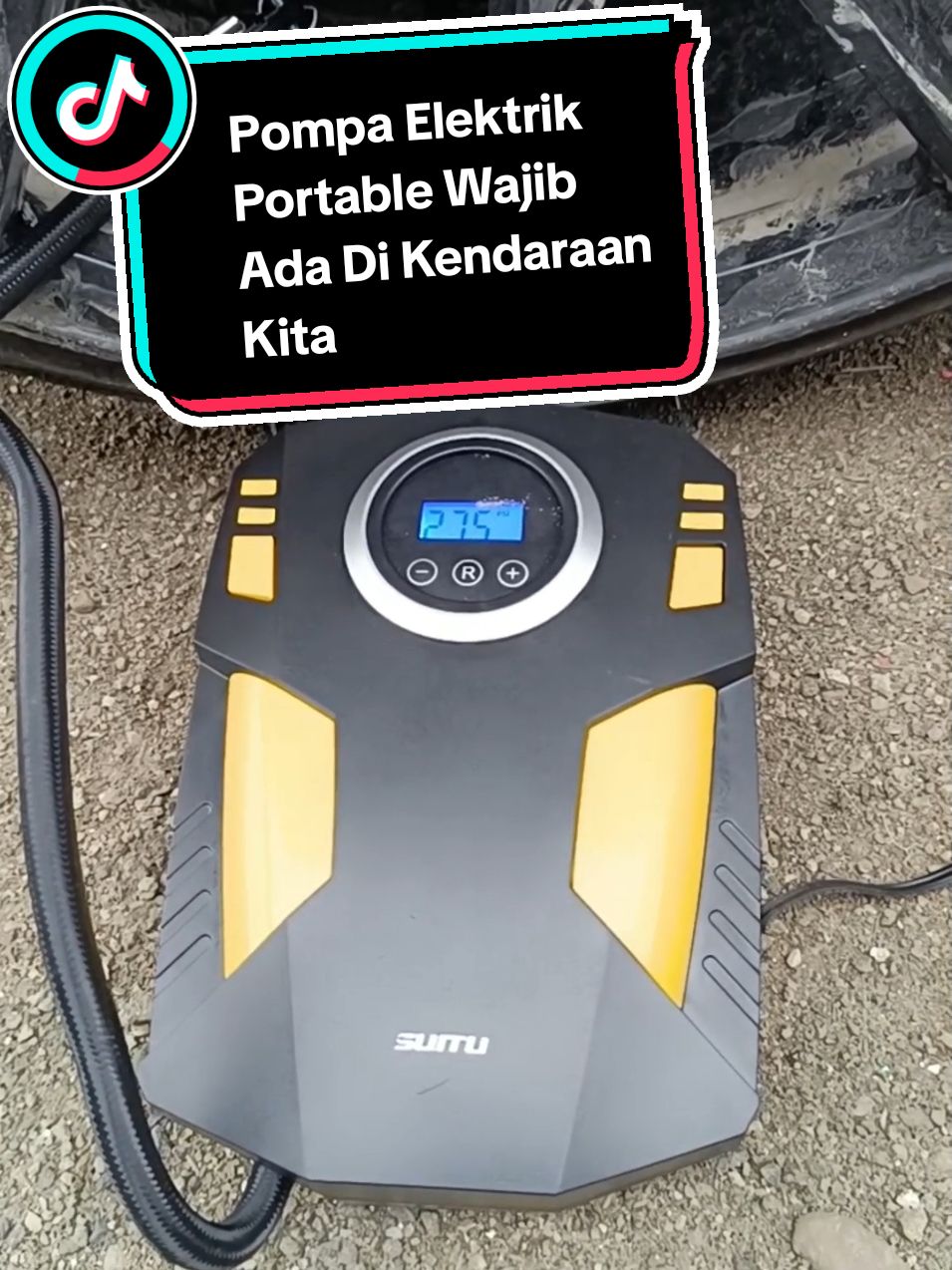 Membalas @hari.prayitno1 Terima Kasih Sudah CO Pompa Elektrik Portable Ini, Pompa Ban Ini Wajib Selalu Kita Bawa Disaat Bepergian Apalagi Kalau Kita Keluar Kota Menggunakan Mobil Bersama Keluarga