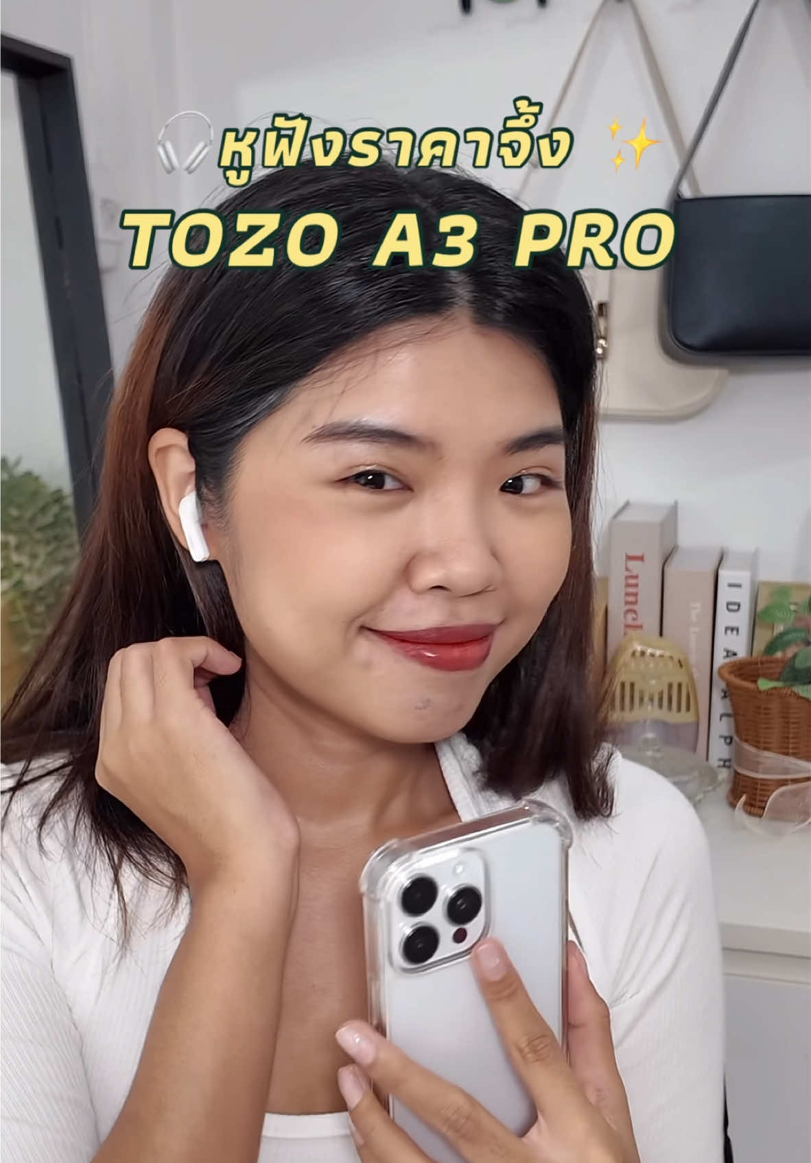 Tozo A3 pro หูฟังเอียบัคที่เบสหนักจัดเต็ม เเถมเชื่อมแอพปรับ EQ ได้ด้วยย ในราคาเเค่ 7แบงค์แดงมีทอน ✨🎧    #TOZO #A3Pro #A3 #Pro #หูฟังเบสหนัก
