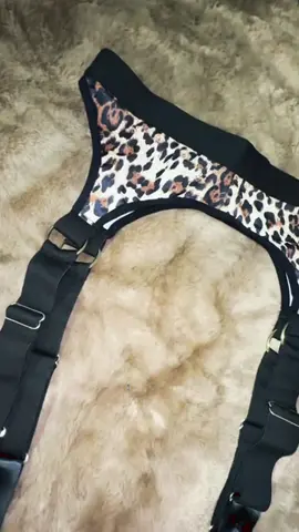 Christmas Gift Women's Leopard Push Up Bralette Lingerie Set,Sleepwear,Thong