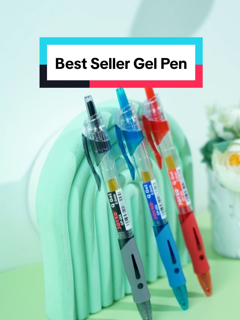 Keceee 😎👍🏻 Ini dia pulpen yang best seller di Joyko! GP-265 Q Gel 🖊 Udah pernah nyobain pulpennya belum nih? #joykostationery #joykoindonesia #joykocreative #viral #trending #joyko #stationery #fyp #fypシ 
